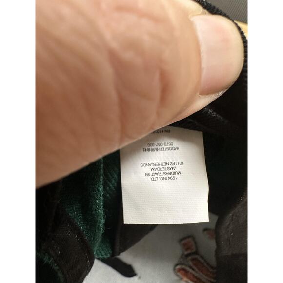 Supreme Hat Cap Snap Back Green Wool Arabic Script Embroidered Mens One Size - Picture 6 of 6